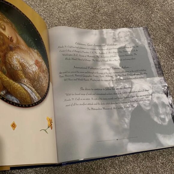 Visions of Beauty Luxury Book Kinuko Y. Craft Oversized HC Art Fantasy Gold - Picture 4 of 9